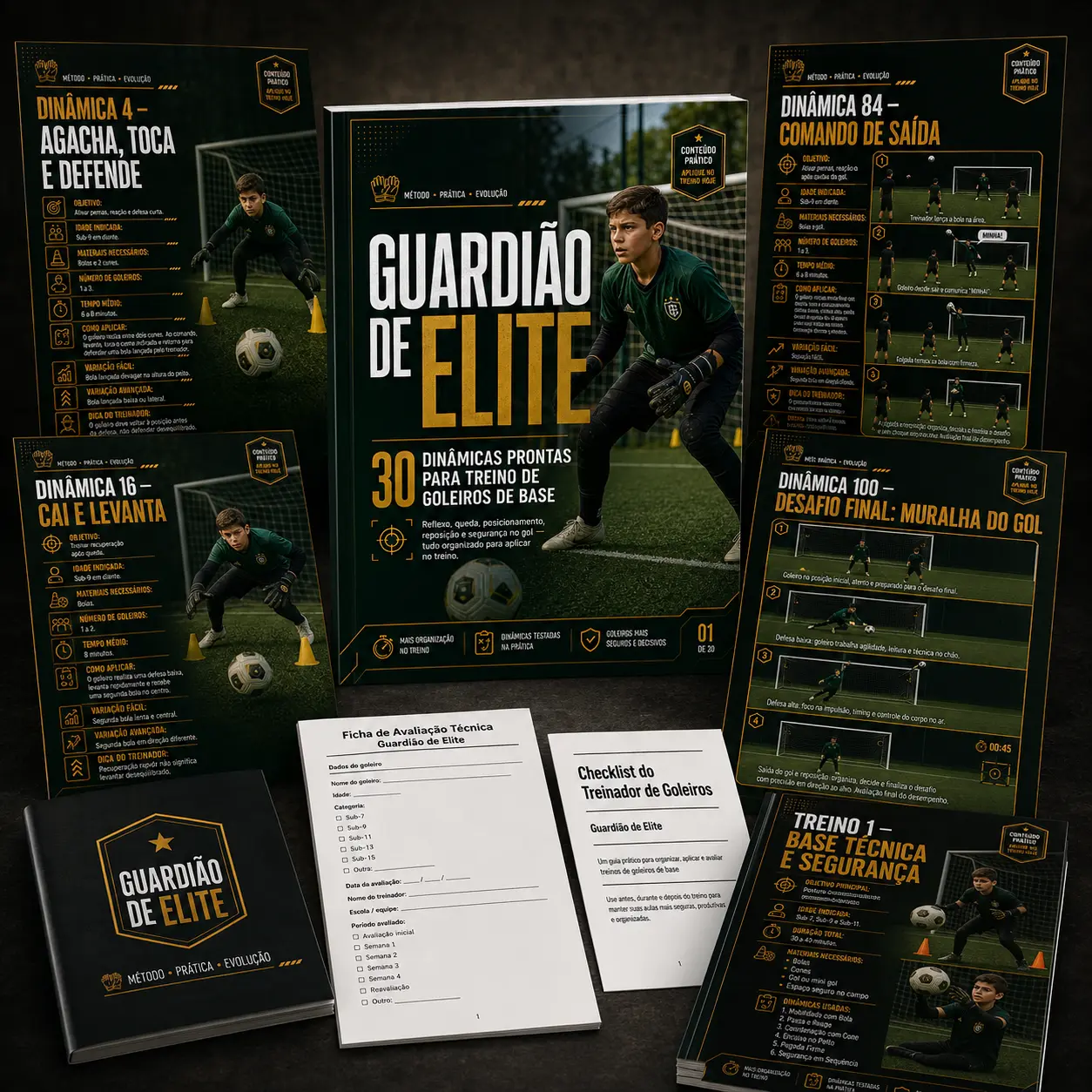Guardião de Elite — treino de goleiros de base