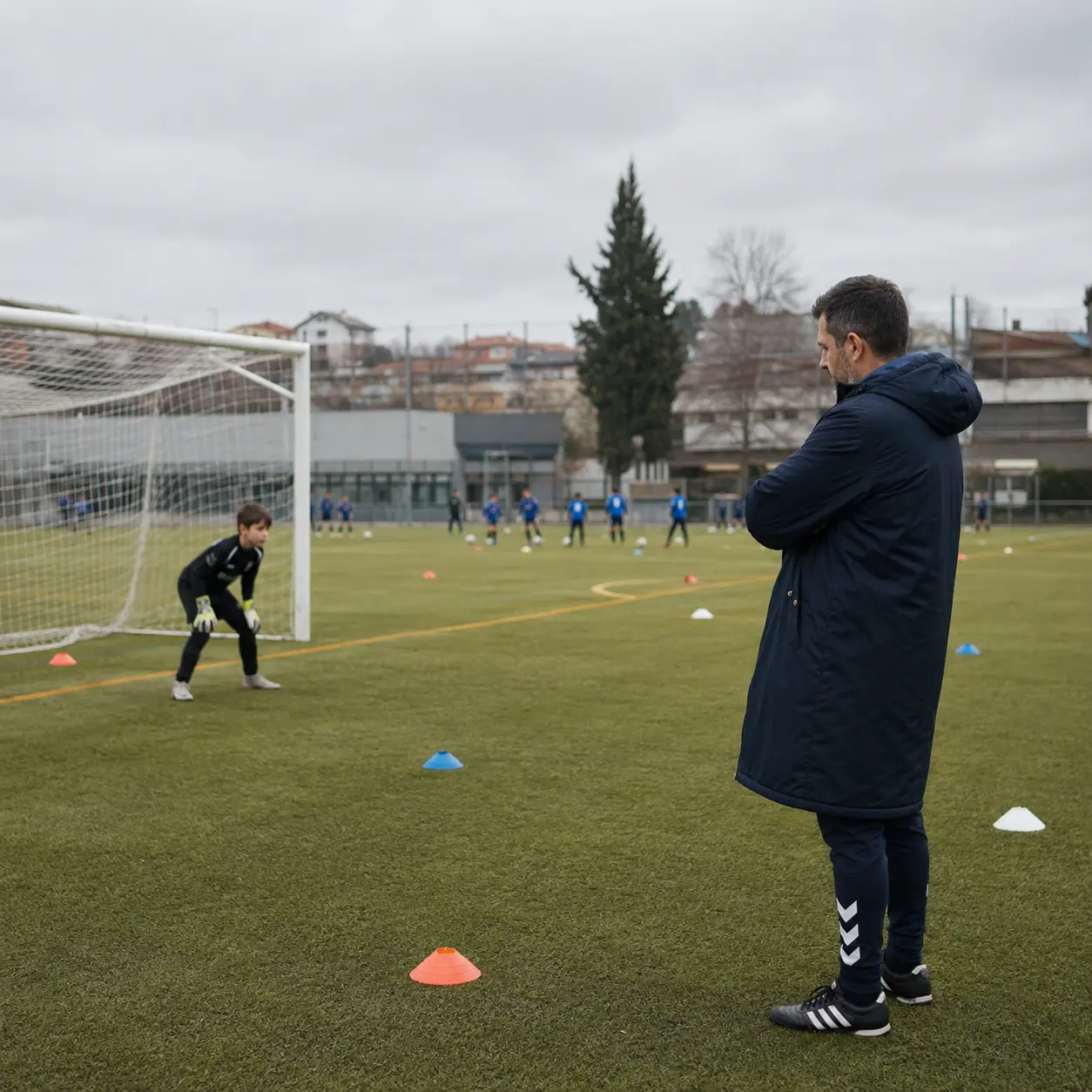 O problema no treino de goleiros